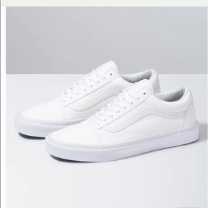 Old Skool White Vans